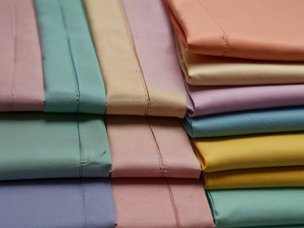 Pastel kleuren voor textiel tassen